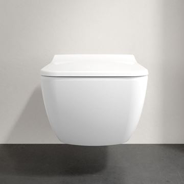 VILLEROY & BOCH VENTICELLO závěsné WC, se SoftClosing sedátkem, DirectFlush splachování, alpská bílá 4611RS01 Obrázek - fotka