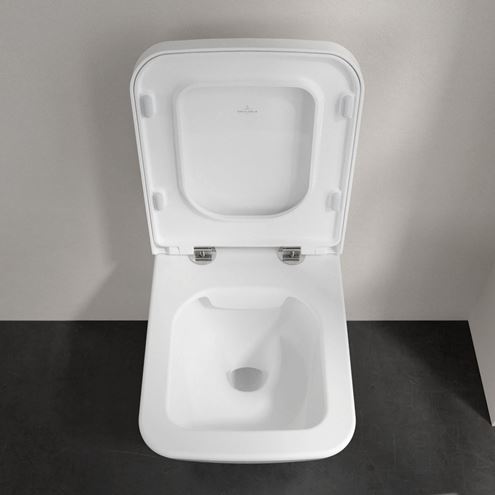 VILLEROY & BOCH FINION WC závěsné WC, DirectFlush splachování, CeramicPlus, alpská bílá 4664R0R1 Obrázek - fotka