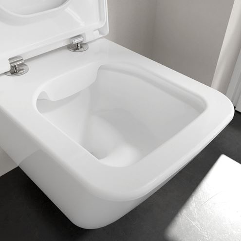 VILLEROY & BOCH FINION WC závěsné WC, DirectFlush splachování, CeramicPlus, alpská bílá 4664R0R1 Obrázek - fotka