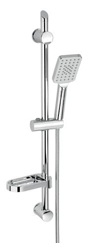NOVASERVIS METALIA 54 sprchová souprava 4-dílná, ruční sprcha 80x110 mm, 3 proudy, tyč, hadice, mýdlenka, chrom KIT920,0 Obrázek - Hlavní obrázek