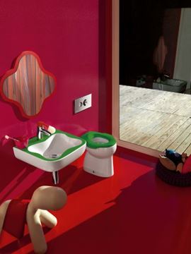 LAUFEN FLORAKIDS dětské závěsné WC H8200310000001 Obrázek - fotka