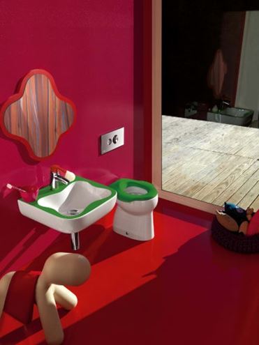 LAUFEN FLORAKIDS dětské závěsné WC H8200310000001 Obrázek - fotka