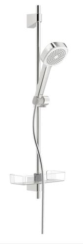 HANSA BASICJET sprchová souprava 4-dílná, ruční sprcha 96x96 mm, tyč, hadice, mýdlenka, chrom 44770111 Obrázek - Hlavní obrázek