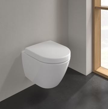VILLEROY & BOCH SUBWAY 2.0 závěsné WC, DirectFlush splachování, CeramicPlus, alpská bílá 5606R0R1 Obrázek - fotka