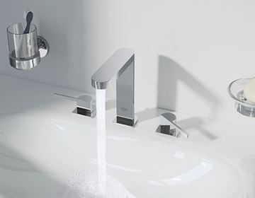 GROHE ESSENTIALS nástěnný pohárek, sklo, chrom 40447001 Obrázek - fotka