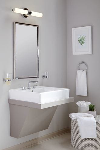 GROHE ESSENTIALS nástěnný pohárek, sklo, chrom 40447001 Obrázek - fotka