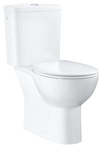 GROHE BAU CERAMIC WC kombi, se SoftClose sedátkem, Rimless splachování, spodní odpad, Dual-Flush, boční napouštění, alpská bílá