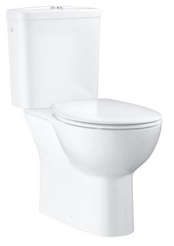 GROHE BAU CERAMIC WC kombi, se SoftClose sedátkem, Rimless splachování, spodní odpad, Dual-Flush, boční napouštění, alpská bílá