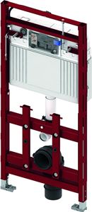 TECE LUX 200 montážní prvek pro WC 112 cm, se splachovací nádržkou