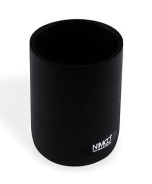 NIMCO OMI pohárek na kartáčky, polyresin, matná černá