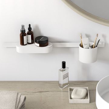 HANSGROHE WALLSTORIS sada koupelnových doplňků, bílá 27968700 Obrázek - fotka