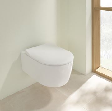 VILLEROY & BOCH AVENTO závěsné WC, se SoftClosing sedátkem, DirectFlush splachování, alpská bílá 5656RS01 Obrázek - fotka