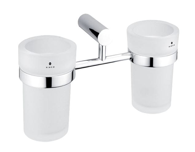NIMCO BORMO nástěnné pohárky, sklo, chrom BR 11058DW-26 Obrázek - Hlavní obrázek