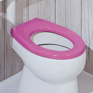 JIKA BABY dětské WC sedátko, bez poklopu, růžová H8970373240001 Obrázek - fotka