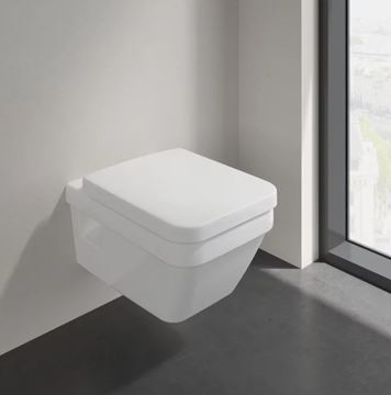 VILLEROY & BOCH ARCHITECTURA závěsné WC, se SoftClosing sedátkem, DirectFlush splachování, alpská bílá 5685HR01 Obrázek - fotka