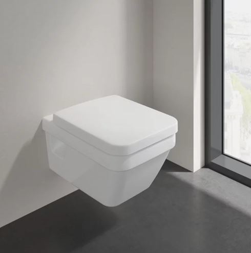 VILLEROY & BOCH ARCHITECTURA závěsné WC, se SoftClosing sedátkem, DirectFlush splachování, alpská bílá 5685HR01 Obrázek - fotka