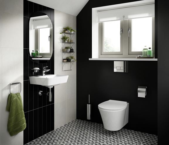 IDEAL STANDARD CONNECT AIR závěsné WC, AquaBlade splachování E005401 Obrázek - fotka