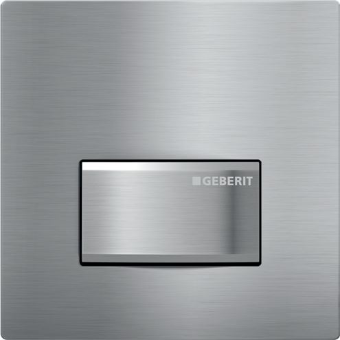 GEBERIT 50 SQUARE ovládací tlačítko splachování pro pisoár, zinek/mosaz, kartáčovaný chrom 116.016.GH.5 Obrázek - Hlavní obrázek