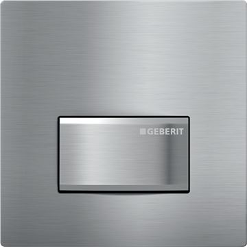 GEBERIT 50 SQUARE ovládací tlačítko splachování pro pisoár, zinek/mosaz, kartáčovaný chrom