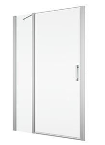 RONAL DIVERA D22T13 sprchové dveře 110x200 cm, vstup 730 mm, lítací, aluchrom/čiré sklo