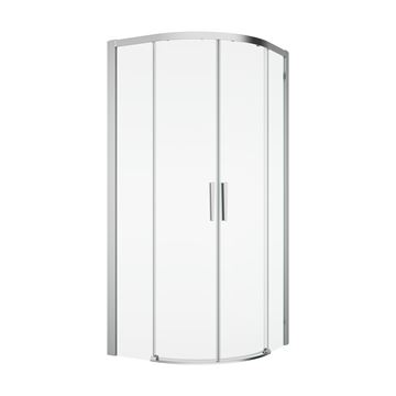 RONAL DIVERA D22SRB sprchový kout 90x90 cm, R550, posuvné dveře, sklo, aluchrom/Screen