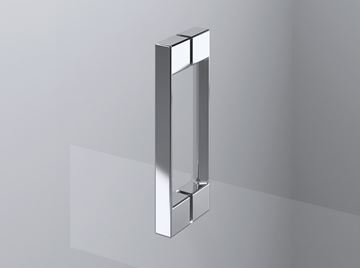 RONAL PUR PU4 sprchový kout 90x200 cm, R500, křídlové dveře, aluchrom/čiré sklo PU4 50 SM1 10 07 Obrázek - fotka