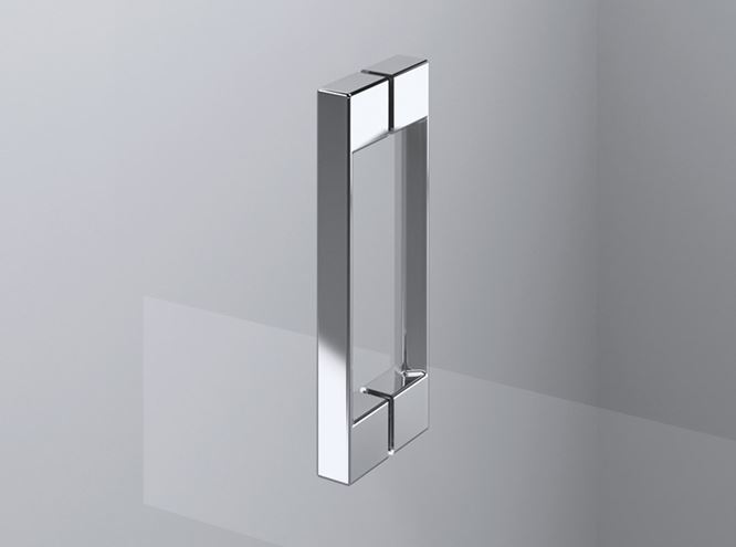 RONAL PUR PU4 sprchový kout 90x200 cm, R500, křídlové dveře, aluchrom/čiré sklo PU4 50 SM1 10 07 Obrázek - fotka