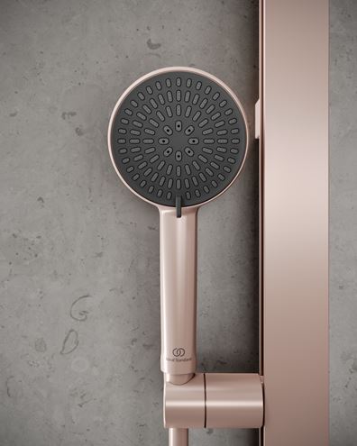 IDEAL STANDARD ALU+ ruční sprcha pr. 100 mm, 2 proudy, rosé BD580RO Obrázek - fotka