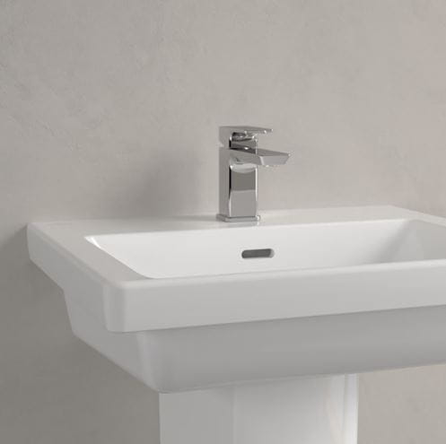 VILLEROY & BOCH SUBWAY 3.0 umyvadlo 55 cm, s otvorem pro baterii a přepadem, alpská bílá 4A705501 Obrázek - fotka