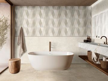 MARAZZI LIMESTONE WALL dekor 40x120 cm, mat, losanga touch MFCR Obrázek - fotka