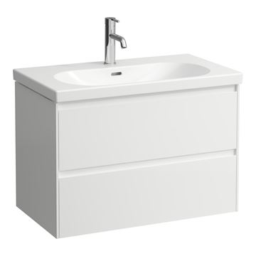 LAUFEN LUA umyvadlo 80 cm, s otvorem pro baterii a přepadem H8100870001041 Obrázek - fotka
