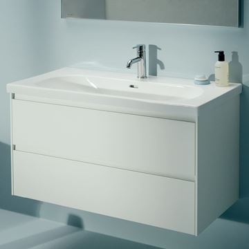 LAUFEN LUA umyvadlo 80 cm, s otvorem pro baterii a přepadem H8100870001041 Obrázek - fotka