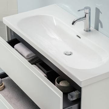 LAUFEN LUA umyvadlo 80 cm, s otvorem pro baterii a přepadem H8100870001041 Obrázek - fotka