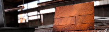 TECE SQUARE II ovládací tlačítko pro dvě splachování, kov, Corten 9240845 Obrázek - fotka