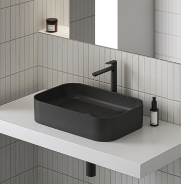 RAVAK ELEGANTA umyvadlová stojánková baterie, EcoFlow, matná černá X070291 Obrázek - fotka