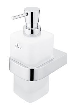 NIMCO NIKAU dávkovač tekutého mýdla 290 ml, nástěnný, sklo, chrom
