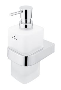 NIMCO NIKAU dávkovač tekutého mýdla 290 ml, nástěnný, sklo, chrom