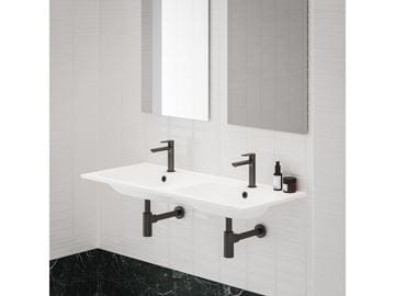 RAVAK designový sifon k umyvadlu DN32, s převlečnou maticí 5/4, kartáčovaný grafit X01834 Obrázek - fotka
