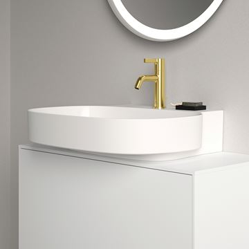 IDEAL STANDARD JOY umyvadlová stojánková baterie, s odtokovou soupravou, brushed gold BC775A2 Obrázek - fotka