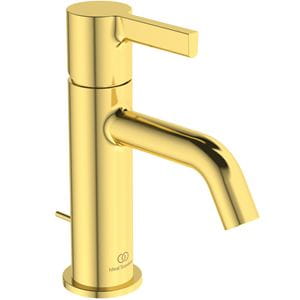 IDEAL STANDARD JOY umyvadlová stojánková baterie, s odtokovou soupravou, brushed gold