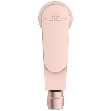 IDEAL STANDARD CERAFINE O bidetová stojánková baterie, s odtokovou soupravou, rosé BD716RO Obrázek - fotka