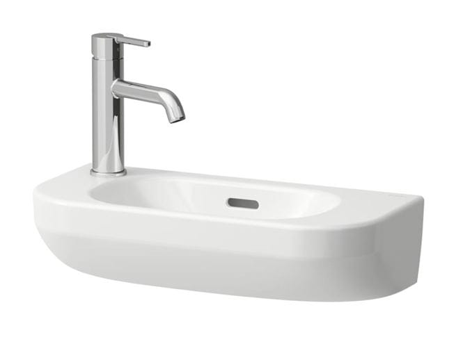 LAUFEN LUA umývátko 50 cm, s otvorem pro baterii vlevo, s přepadem H8150820001051 Obrázek - Hlavní obrázek