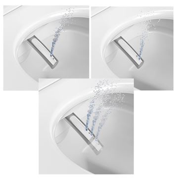 DURAVIT SENSOWASH D-NEO závěsné WC compact, s bidetovým SoftClose sedátkem, Rimless splachování, HygieneGlaze 654000012004300 Obrázek - fotka