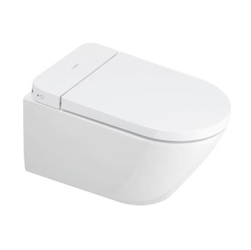 DURAVIT SENSOWASH D-NEO závěsné WC compact, s bidetovým SoftClose sedátkem, Rimless splachování, HygieneGlaze