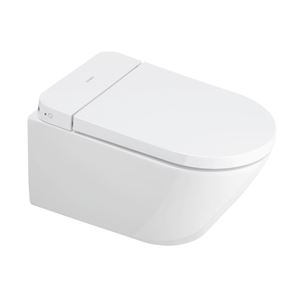 DURAVIT SENSOWASH D-NEO závěsné WC compact, s bidetovým SoftClose sedátkem, Rimless splachování, HygieneGlaze
