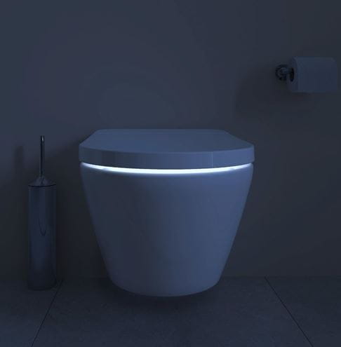 DURAVIT SENSOWASH D-NEO závěsné WC compact, s bidetovým SoftClose sedátkem, Rimless splachování, HygieneGlaze 654000012004300 Obrázek - fotka