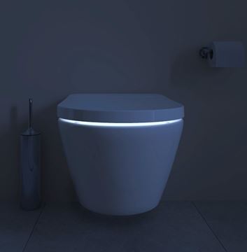 DURAVIT SENSOWASH D-NEO závěsné WC compact, s bidetovým SoftClose sedátkem, Rimless splachování, HygieneGlaze 654000012004300 Obrázek - fotka
