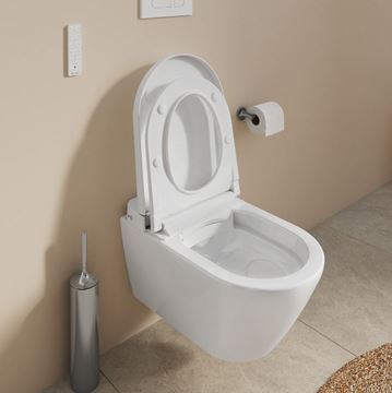 DURAVIT SENSOWASH D-NEO závěsné WC compact, s bidetovým SoftClose sedátkem, Rimless splachování, HygieneGlaze 654000012004300 Obrázek - fotka