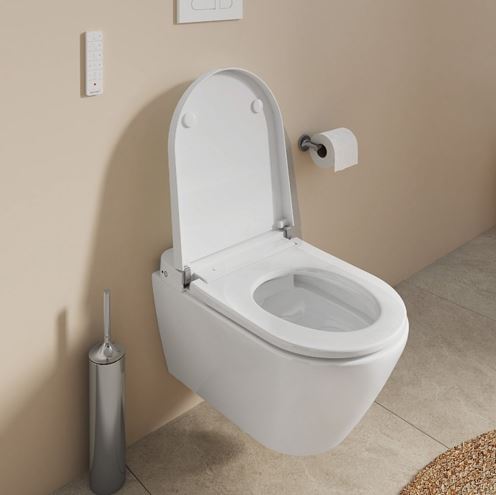 DURAVIT SENSOWASH D-NEO závěsné WC compact, s bidetovým SoftClose sedátkem, Rimless splachování, HygieneGlaze 654000012004300 Obrázek - fotka