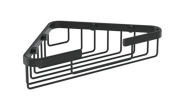 IDEAL STANDARD IOM rohová drátěná police, nástěnná, černá